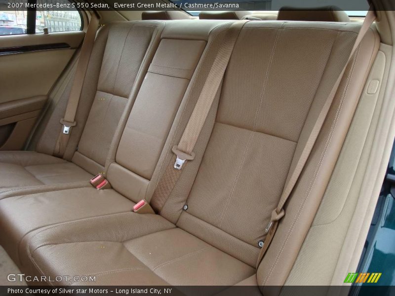 Everest Green Metallic / Cashmere/Savanna 2007 Mercedes-Benz S 550 Sedan
