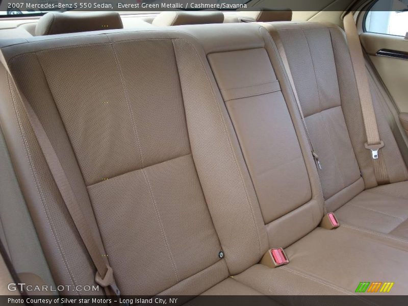 Everest Green Metallic / Cashmere/Savanna 2007 Mercedes-Benz S 550 Sedan