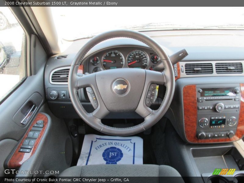 Graystone Metallic / Ebony 2008 Chevrolet Suburban 1500 LT