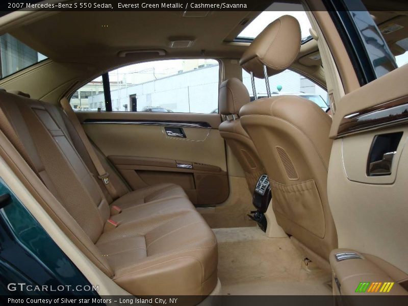 Everest Green Metallic / Cashmere/Savanna 2007 Mercedes-Benz S 550 Sedan