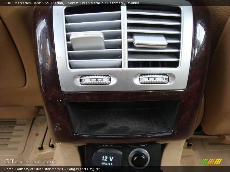 Everest Green Metallic / Cashmere/Savanna 2007 Mercedes-Benz S 550 Sedan