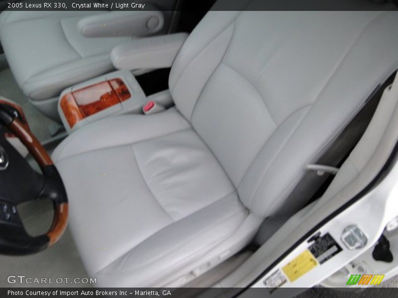 Crystal White / Light Gray 2005 Lexus RX 330