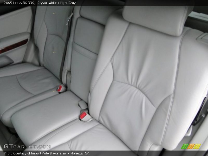 Crystal White / Light Gray 2005 Lexus RX 330