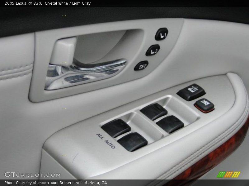 Crystal White / Light Gray 2005 Lexus RX 330