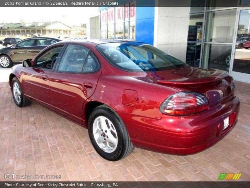Redfire Metallic / Graphite 2003 Pontiac Grand Prix SE Sedan
