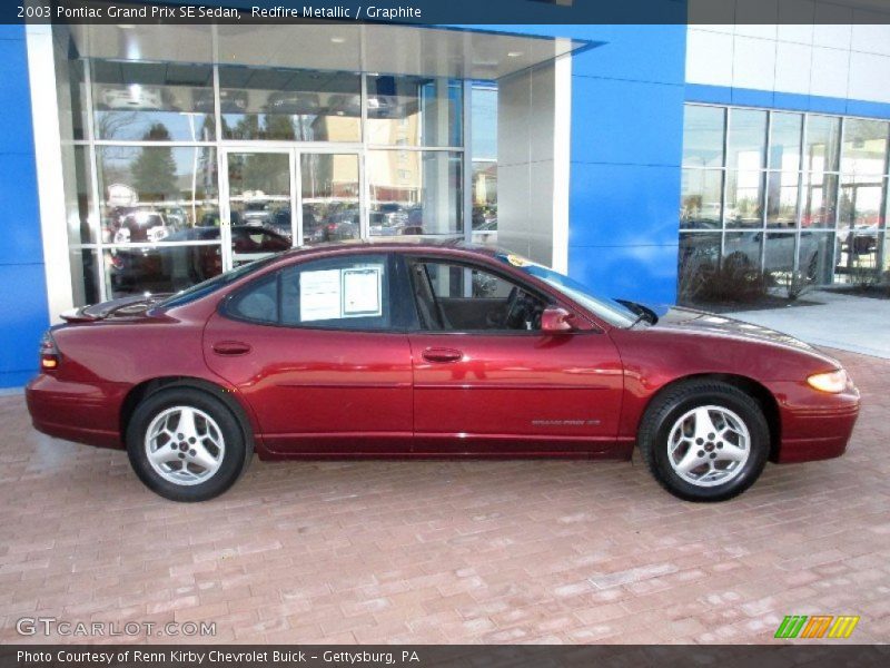 Redfire Metallic / Graphite 2003 Pontiac Grand Prix SE Sedan