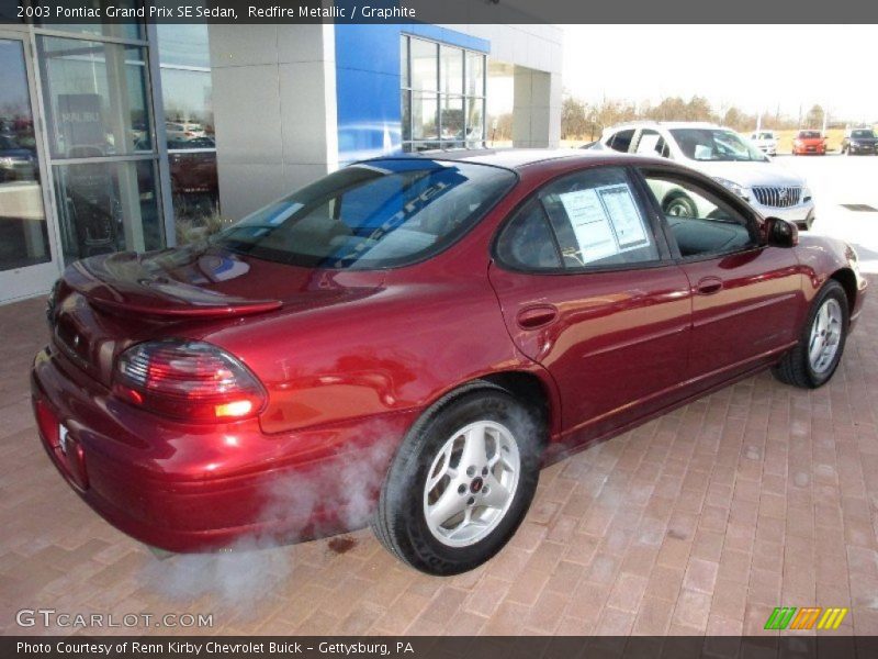 Redfire Metallic / Graphite 2003 Pontiac Grand Prix SE Sedan