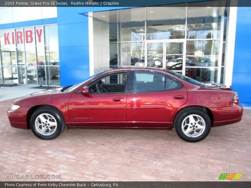 Redfire Metallic / Graphite 2003 Pontiac Grand Prix SE Sedan