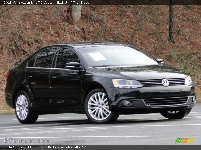 Black Uni / Titan Black 2013 Volkswagen Jetta TDI Sedan