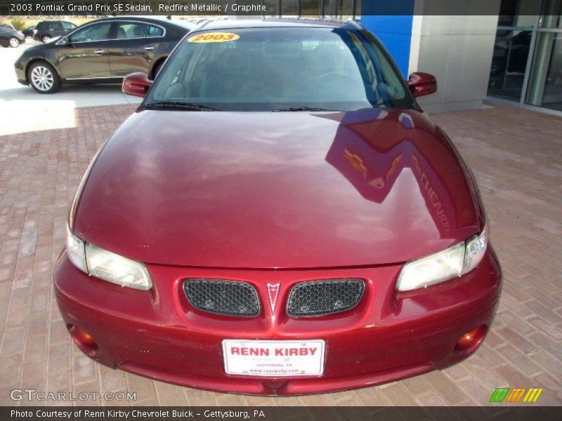 Redfire Metallic / Graphite 2003 Pontiac Grand Prix SE Sedan
