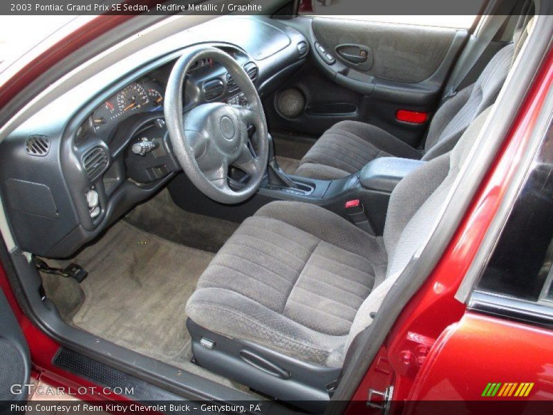 Graphite Interior - 2003 Grand Prix SE Sedan 