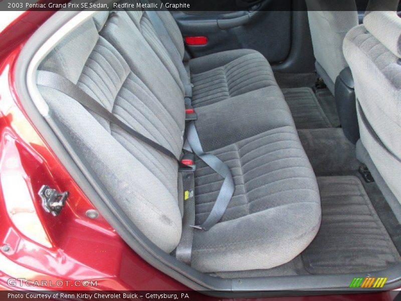 Rear Seat of 2003 Grand Prix SE Sedan