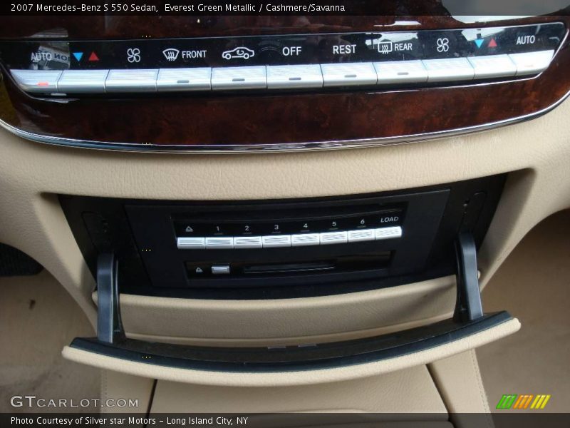 Everest Green Metallic / Cashmere/Savanna 2007 Mercedes-Benz S 550 Sedan