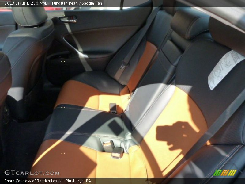 Rear Seat of 2013 IS 250 AWD
