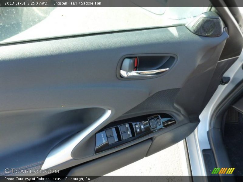 Tungsten Pearl / Saddle Tan 2013 Lexus IS 250 AWD