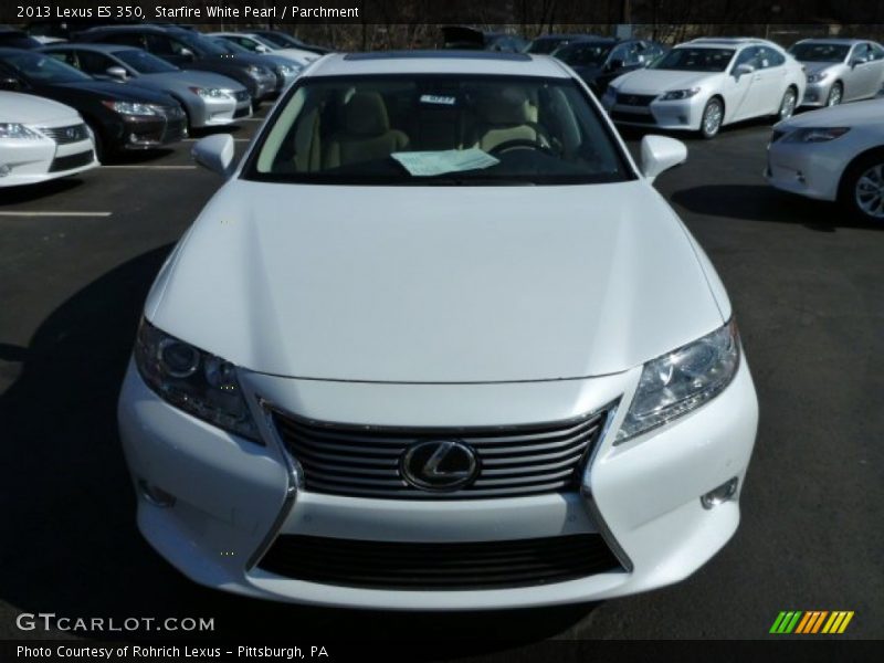 Starfire White Pearl / Parchment 2013 Lexus ES 350