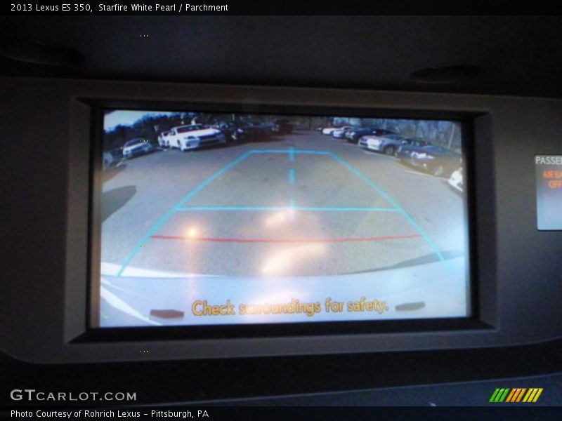 Starfire White Pearl / Parchment 2013 Lexus ES 350