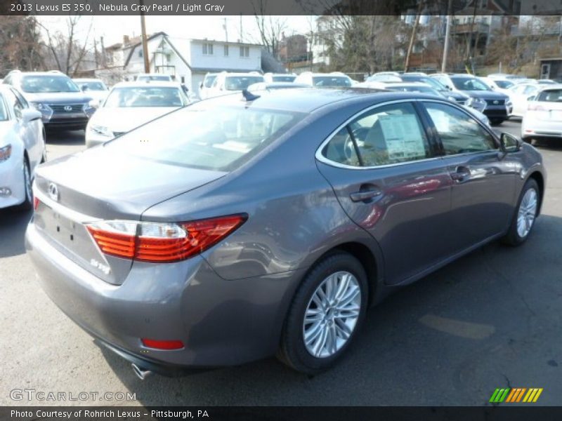 Nebula Gray Pearl / Light Gray 2013 Lexus ES 350