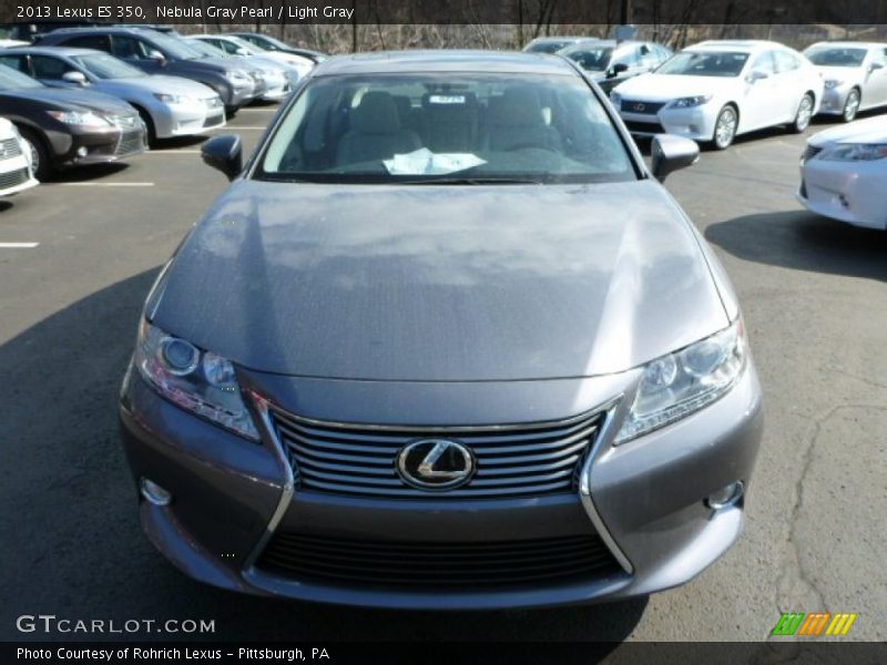 Nebula Gray Pearl / Light Gray 2013 Lexus ES 350