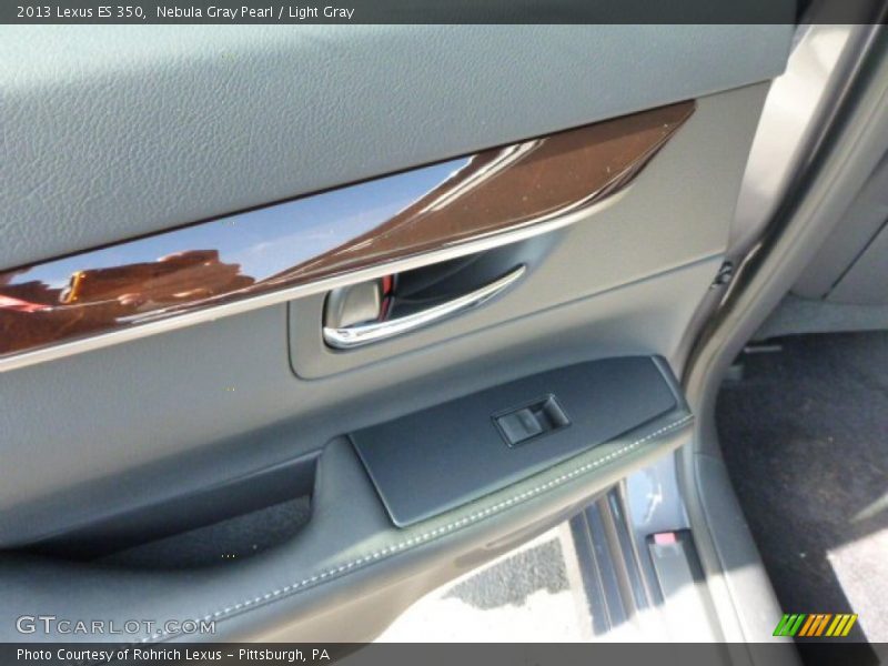 Nebula Gray Pearl / Light Gray 2013 Lexus ES 350