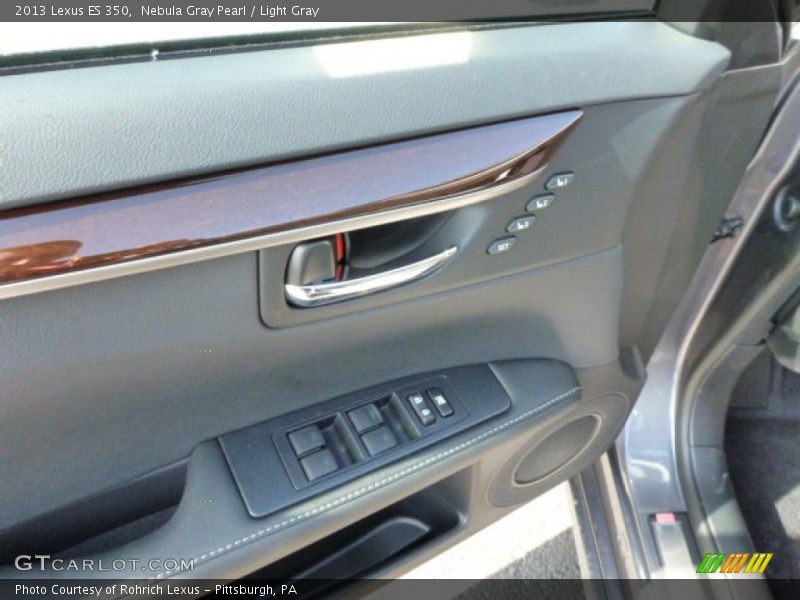 Nebula Gray Pearl / Light Gray 2013 Lexus ES 350