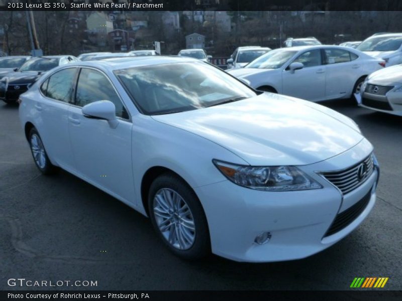 Starfire White Pearl / Parchment 2013 Lexus ES 350