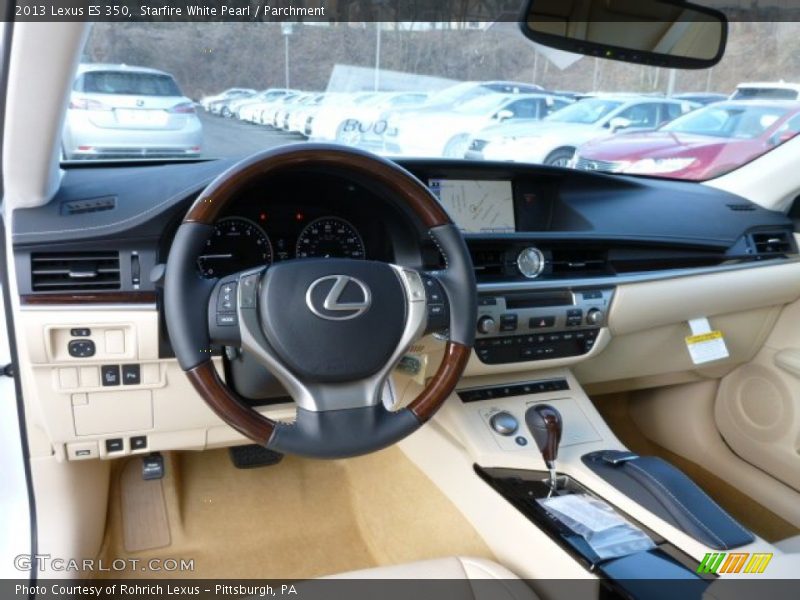 Starfire White Pearl / Parchment 2013 Lexus ES 350
