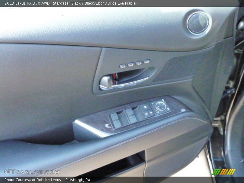 Stargazer Black / Black/Ebony Birds Eye Maple 2013 Lexus RX 350 AWD