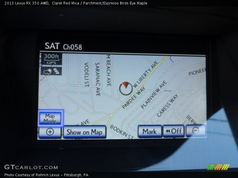 Claret Red Mica / Parchment/Espresso Birds Eye Maple 2013 Lexus RX 350 AWD