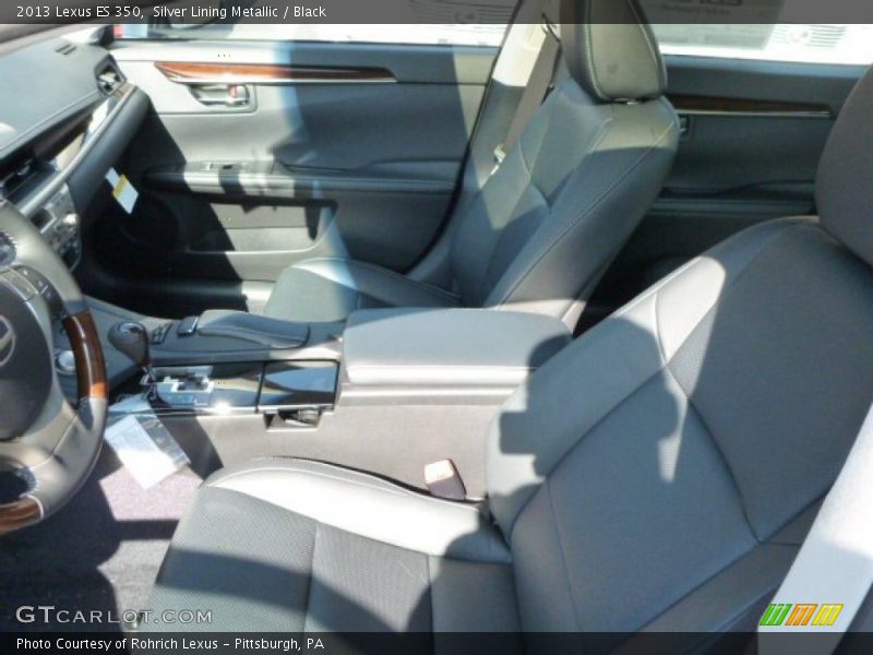 Silver Lining Metallic / Black 2013 Lexus ES 350