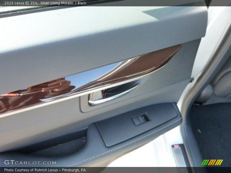 Silver Lining Metallic / Black 2013 Lexus ES 350