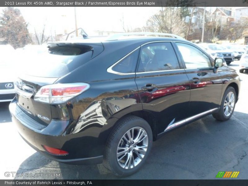 Stargazer Black / Parchment/Espresso Birds Eye Maple 2013 Lexus RX 450h AWD