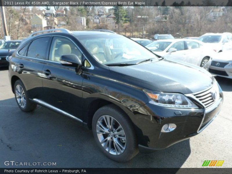 Stargazer Black / Parchment/Espresso Birds Eye Maple 2013 Lexus RX 450h AWD