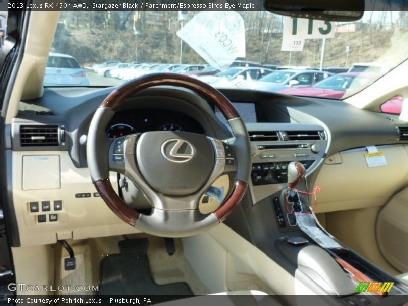 Stargazer Black / Parchment/Espresso Birds Eye Maple 2013 Lexus RX 450h AWD