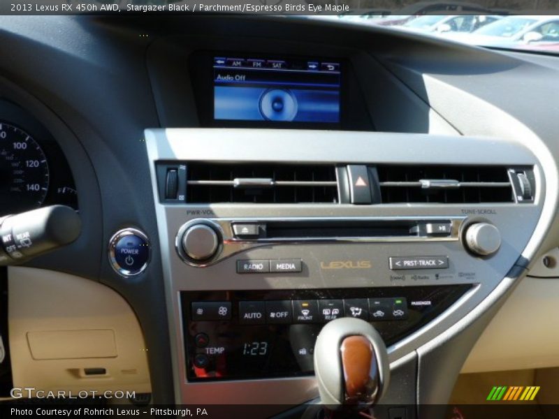 Stargazer Black / Parchment/Espresso Birds Eye Maple 2013 Lexus RX 450h AWD
