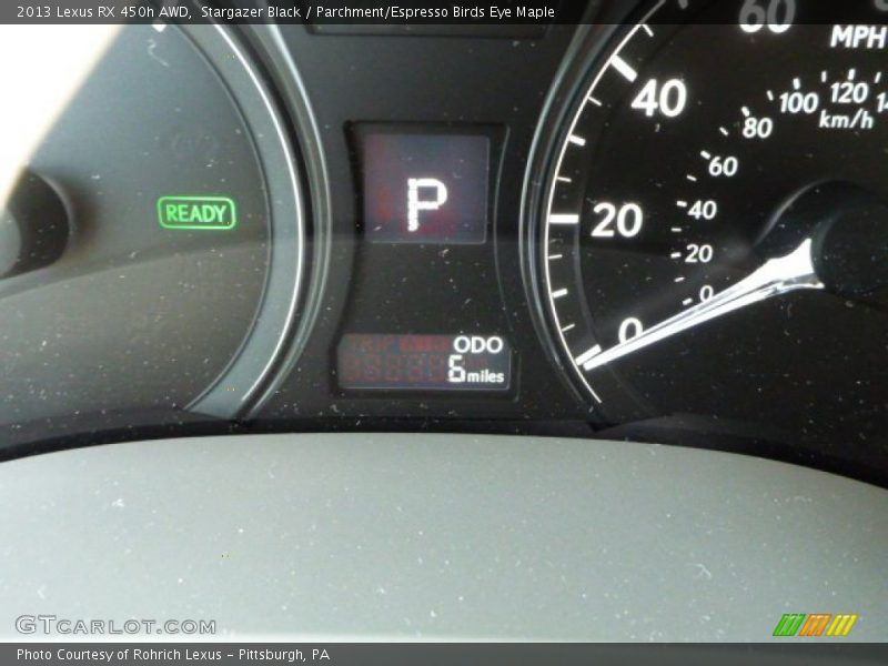 Stargazer Black / Parchment/Espresso Birds Eye Maple 2013 Lexus RX 450h AWD