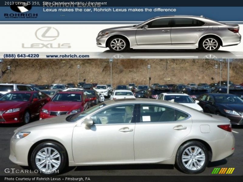 Satin Cashmere Metallic / Parchment 2013 Lexus ES 350