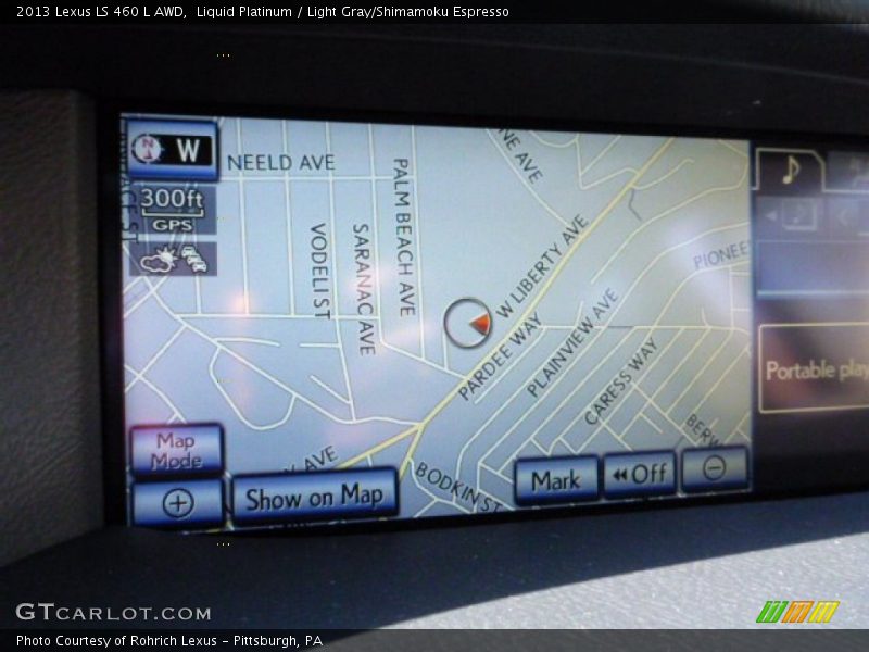 Navigation of 2013 LS 460 L AWD