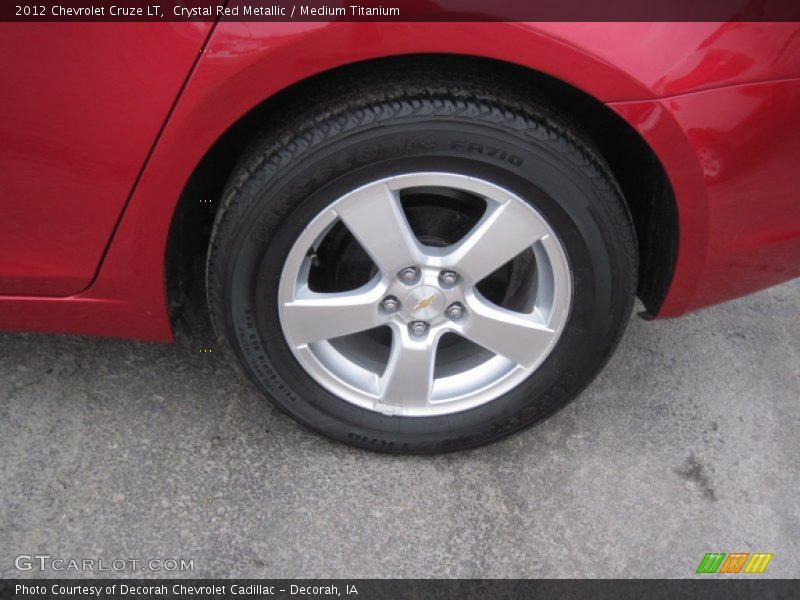 Crystal Red Metallic / Medium Titanium 2012 Chevrolet Cruze LT