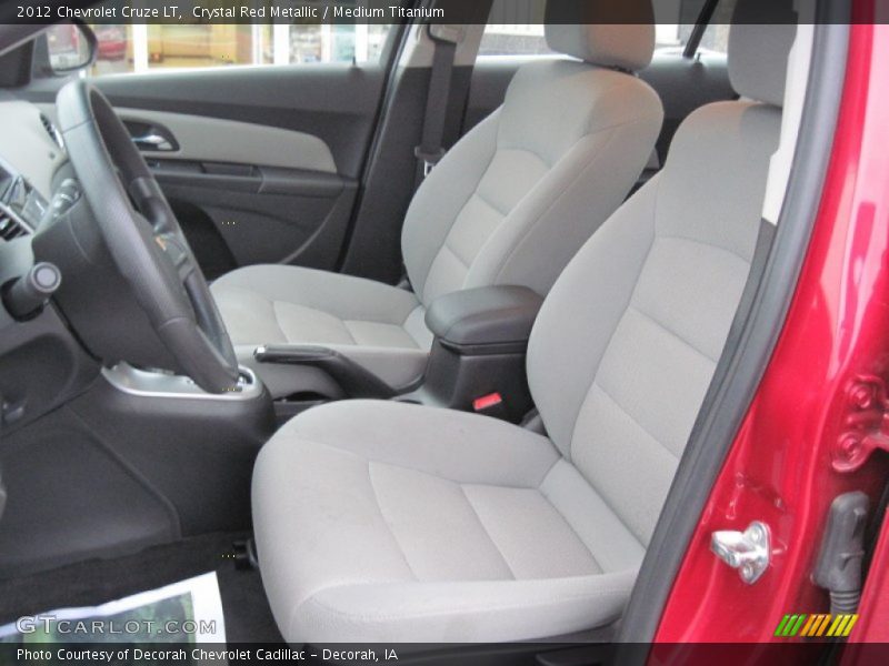 Crystal Red Metallic / Medium Titanium 2012 Chevrolet Cruze LT