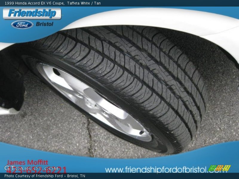 Taffeta White / Tan 1999 Honda Accord EX V6 Coupe