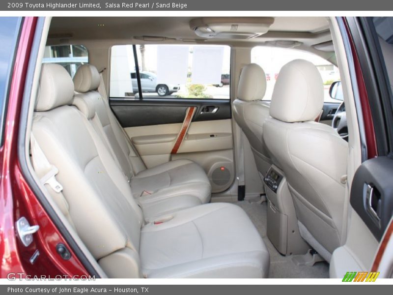 Salsa Red Pearl / Sand Beige 2009 Toyota Highlander Limited