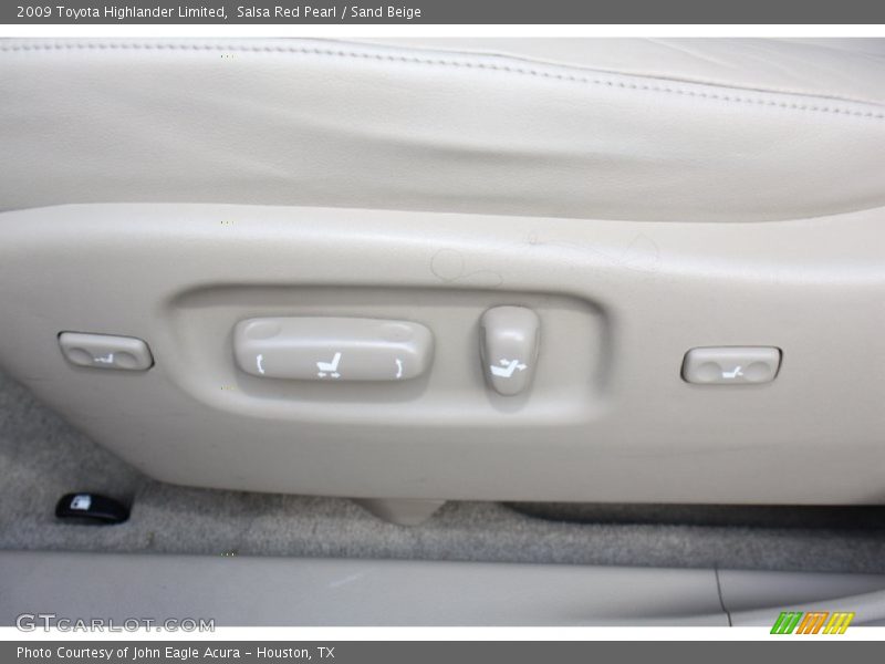 Salsa Red Pearl / Sand Beige 2009 Toyota Highlander Limited
