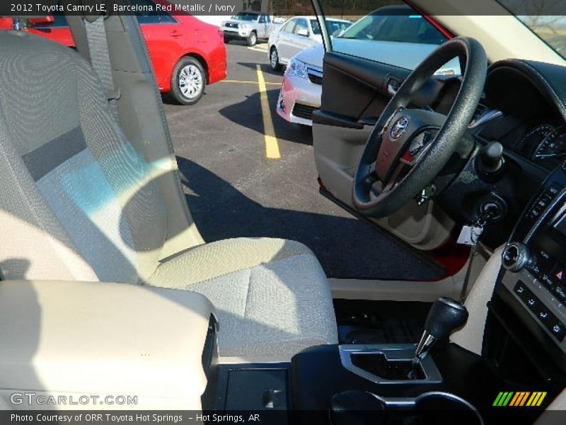 Barcelona Red Metallic / Ivory 2012 Toyota Camry LE