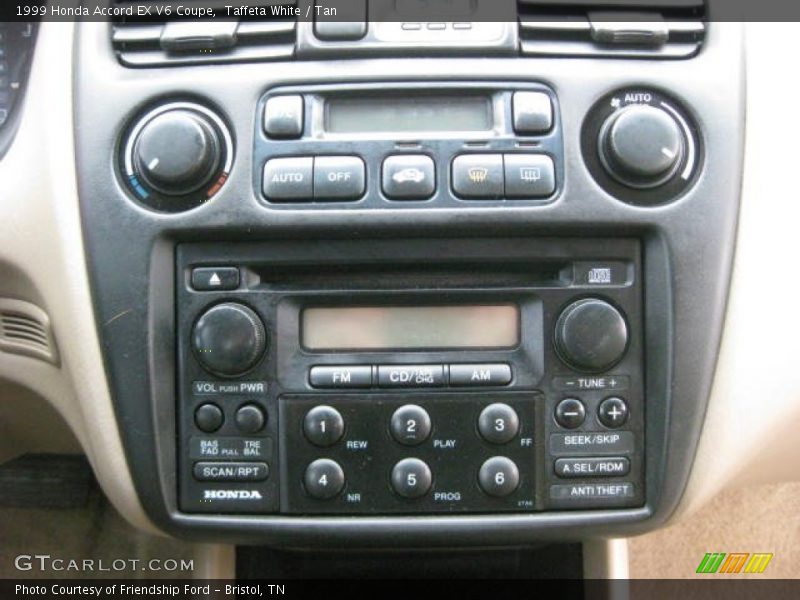 Controls of 1999 Accord EX V6 Coupe