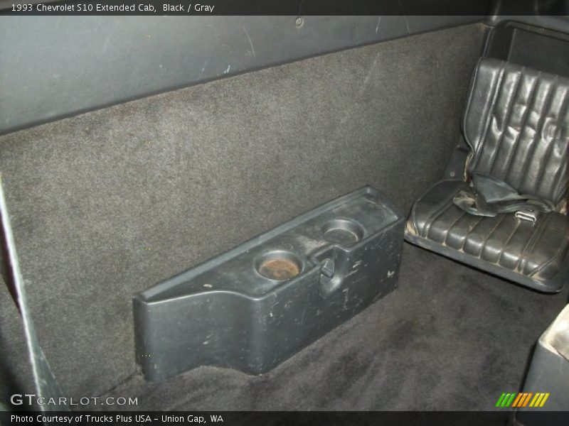 Black / Gray 1993 Chevrolet S10 Extended Cab