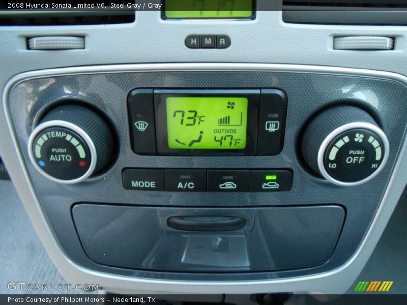 Controls of 2008 Sonata Limited V6