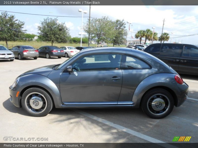 Platinum Gray Metallic / Titan Black 2013 Volkswagen Beetle 2.5L