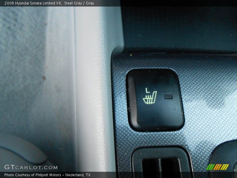 Steel Gray / Gray 2008 Hyundai Sonata Limited V6