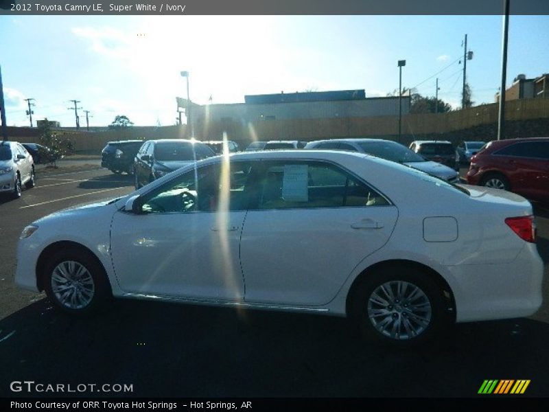 Super White / Ivory 2012 Toyota Camry LE